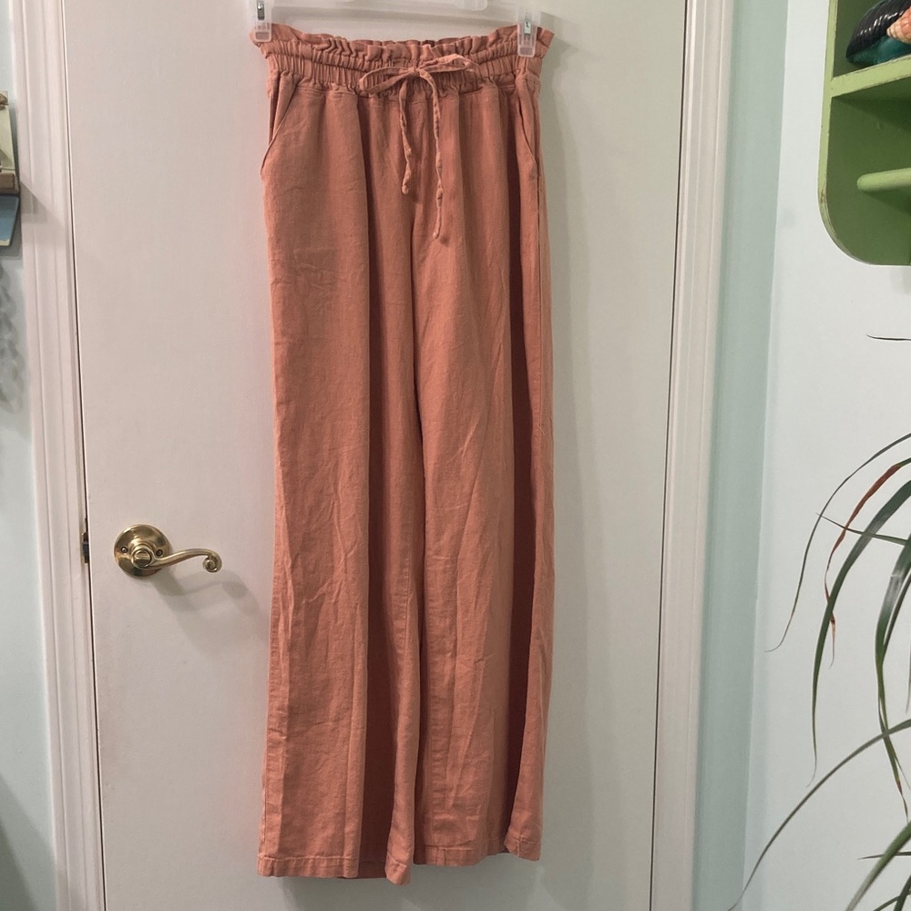 Sincerely Jules Peach Textured Fabric